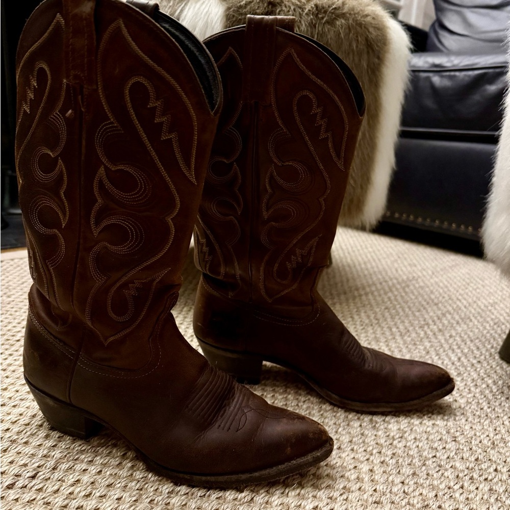 Brown Western Cowboy Boots